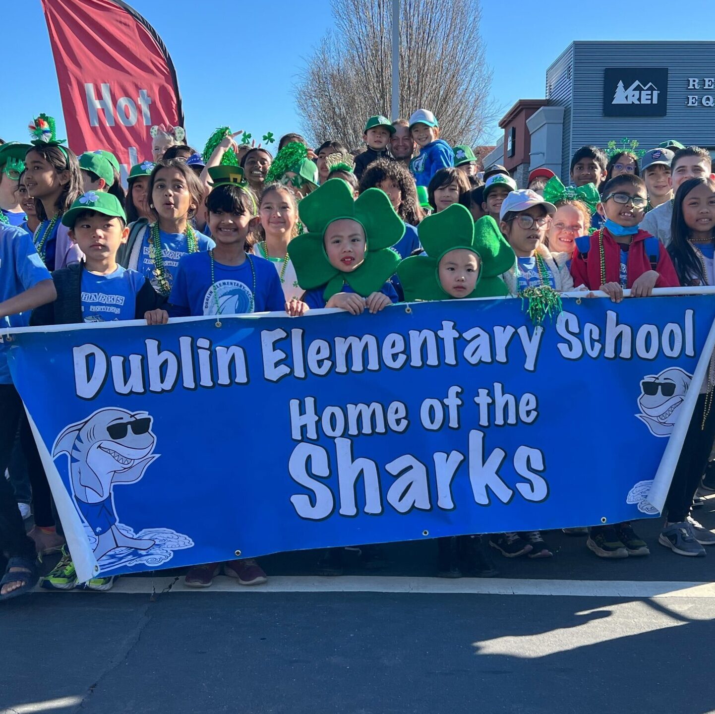 Dublin Elementary PFC at the City of Dublin St. Patrick's Day Parade